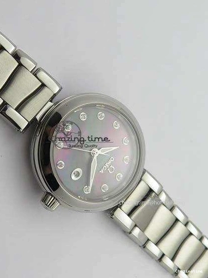 0106 De Ville Lady 34mm SS V6F 1:1 Best Edition Black MOP Dial On SS Bracelet SEIKO NH05A UrbanStyle 8152